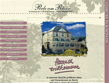 Tablet Screenshot of perle-am-rhein.com